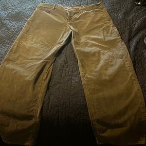 American Eagle Army Green Corduroy Pants Women’s 18